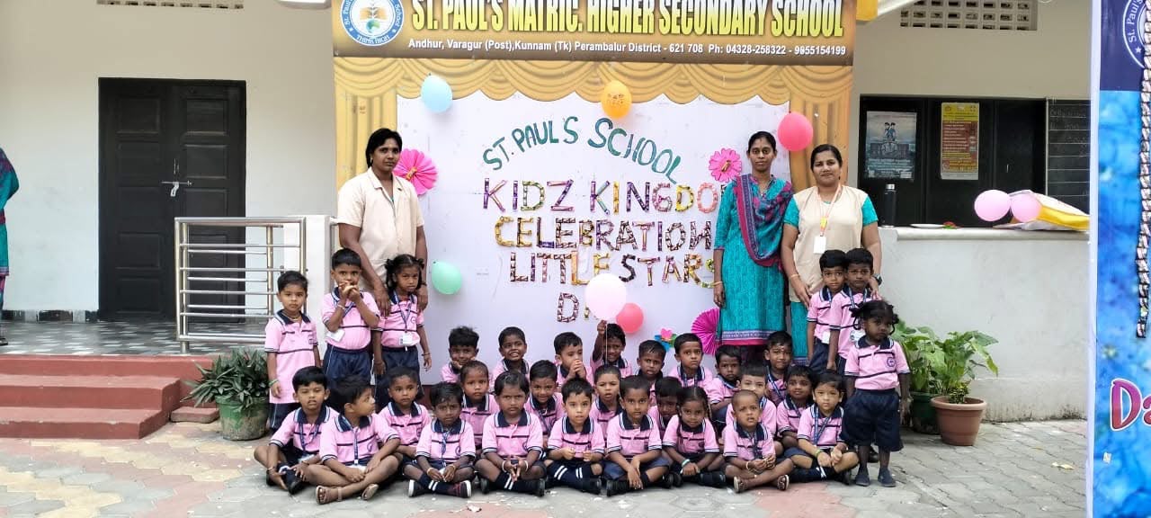 Kindergarten students in pink uniforms at Kidz Kingdom Celebration — Little Stars Day